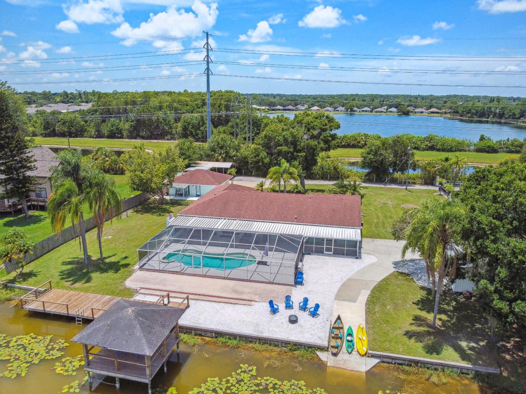 Lake House Westchase Area. Heated Pool Waterfront! แทมปา ภายนอก รูปภาพ